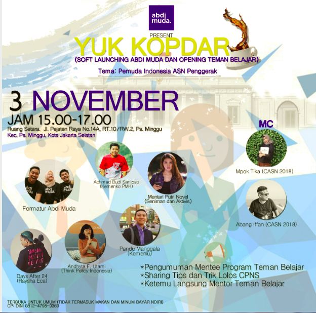 Penggumuman Mentee dan Kopdar Teman Belajar